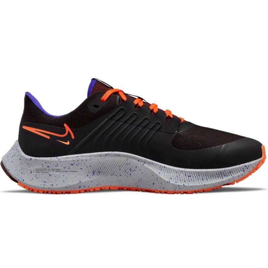 Footwear * | Nike Men'S Air Zoom Pegasus 38 Shield (003 Black/Orange/Total Orange/Bronze Eclipse)