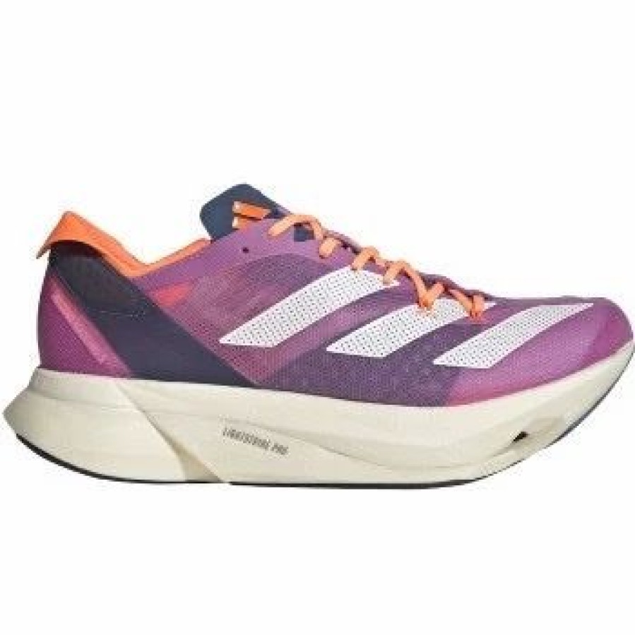 Footwear * | Adidas Unisex Adizero Adios Pro 3 (Pulse Lilac/Footwear White/Solar Orange)