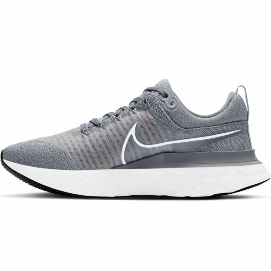 Footwear * | Nike Men'S React Infinity Run Flyknit 2 (001 Particle Grey/White/Grey Fog/Black)