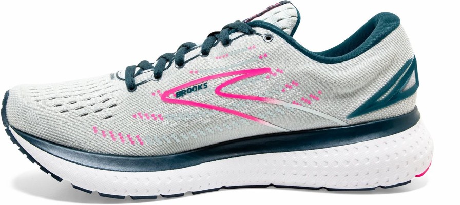 Footwear * | Brooks Women'S Glycerin 19 (110 Ice Flow/Navy/Pink)