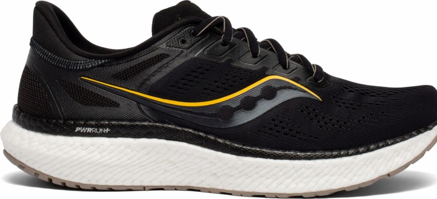 Footwear * | Saucony Men'S Hurricane 23 (45 Black/Vizigold)