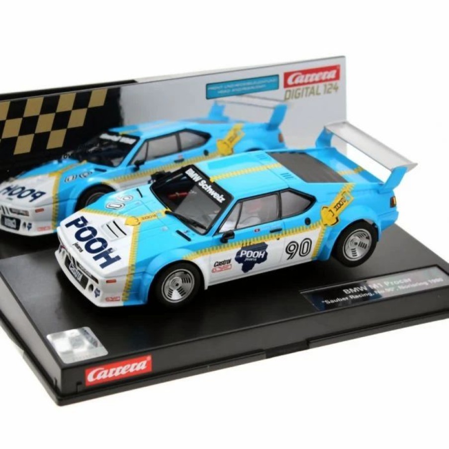 1/24 Scale Slot Cars * | Carrera 23828 Digital Bmw M1 Procar Sauber Racing 1/24 Scale Slot Car