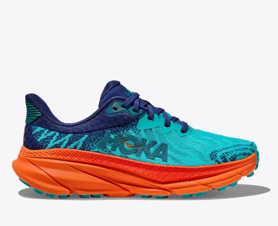 Footwear * | Hoka Men'S Challenger Atr 7 (Cvor Ceramic/Vibrant Orange)