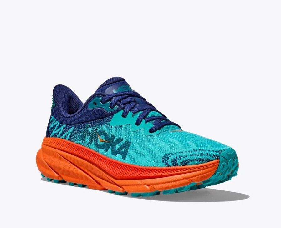 Footwear * | Hoka Men'S Challenger Atr 7 (Cvor Ceramic/Vibrant Orange)