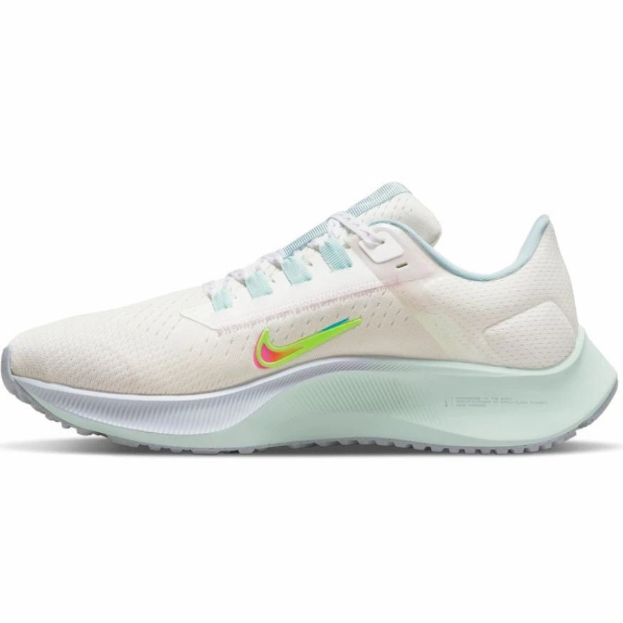 Footwear * | Nike Women'S Zoom Pegasus 38 Premium (111 Summit White/Volt/Black/Aura)