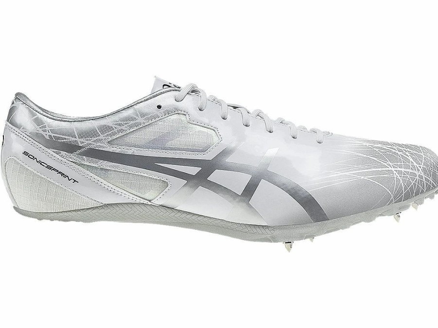 Footwear * | Asics Unisex Sonicsprint (0093 Pearlwhite/Silver/Graphite)