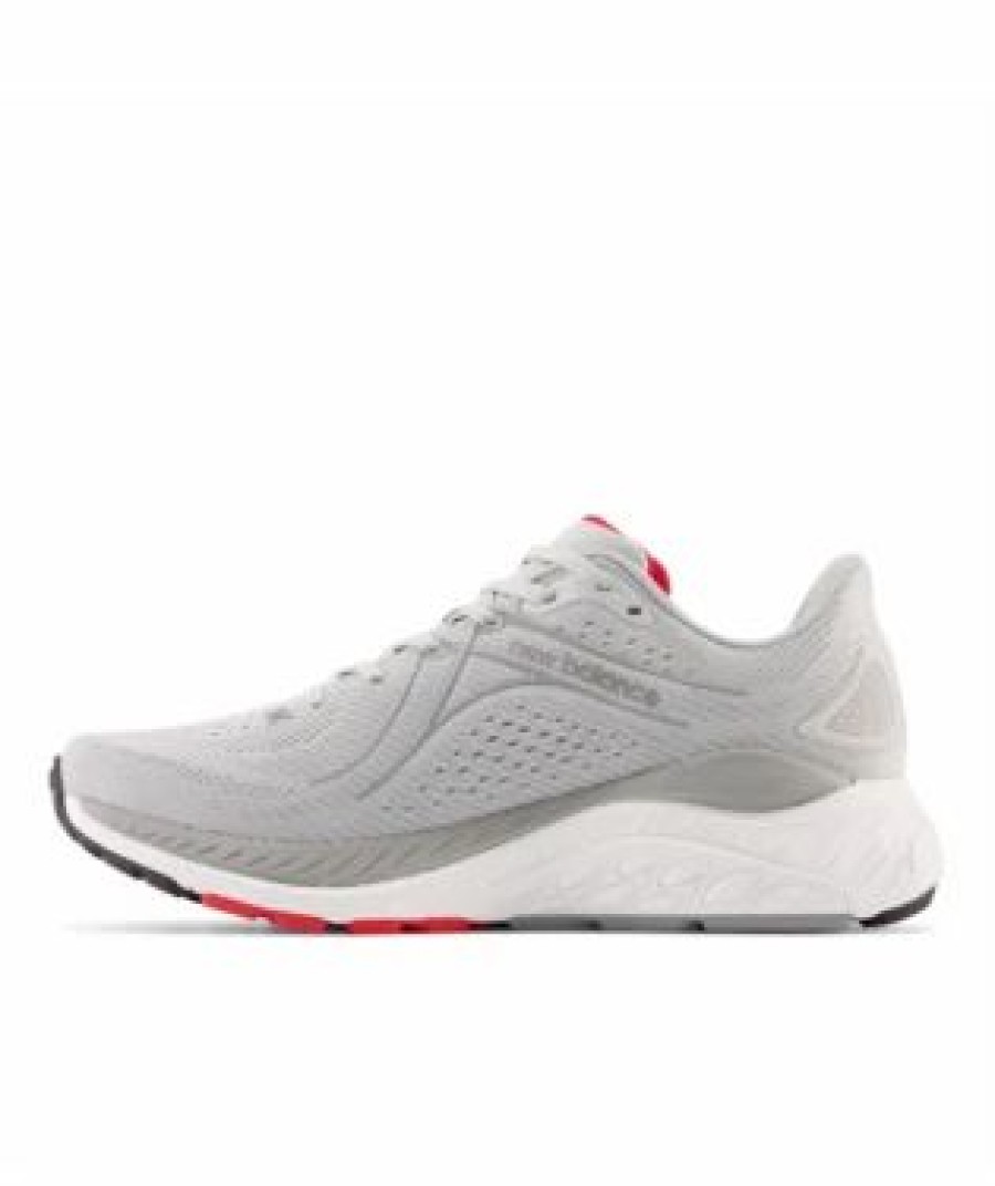 Footwear * | New Balance Men'S Fresh Foam X 860 V13 Wide (S Light Aluminum/True Red)