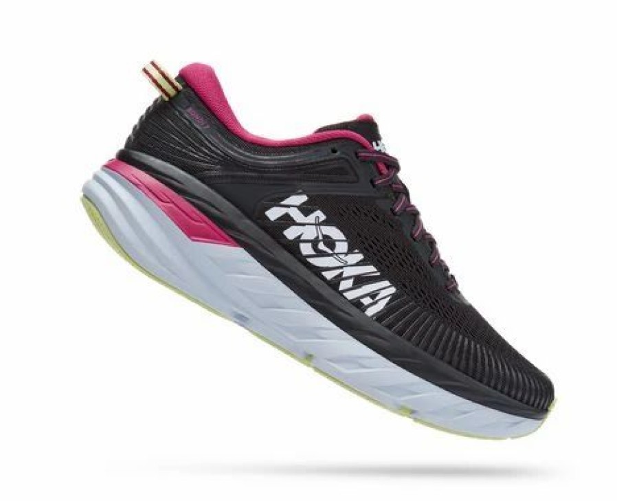 Footwear * | Hoka Women'S Bondi 7 (Bgff Blue Graphite/Festival Fuchsia)