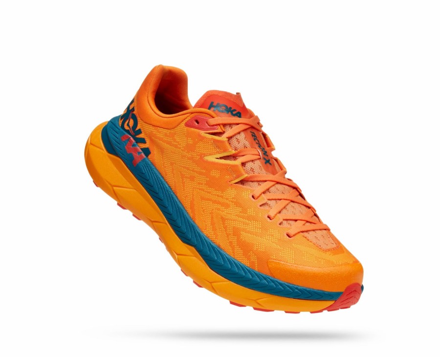 Footwear * | Hoka Men'S Tecton X (Pory Persimmon Orange/Radiant Yellow)