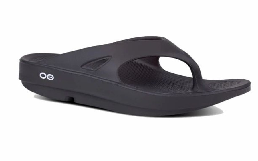 Footwear * | Oofos Unisex Ooriginal Sandal (Black)