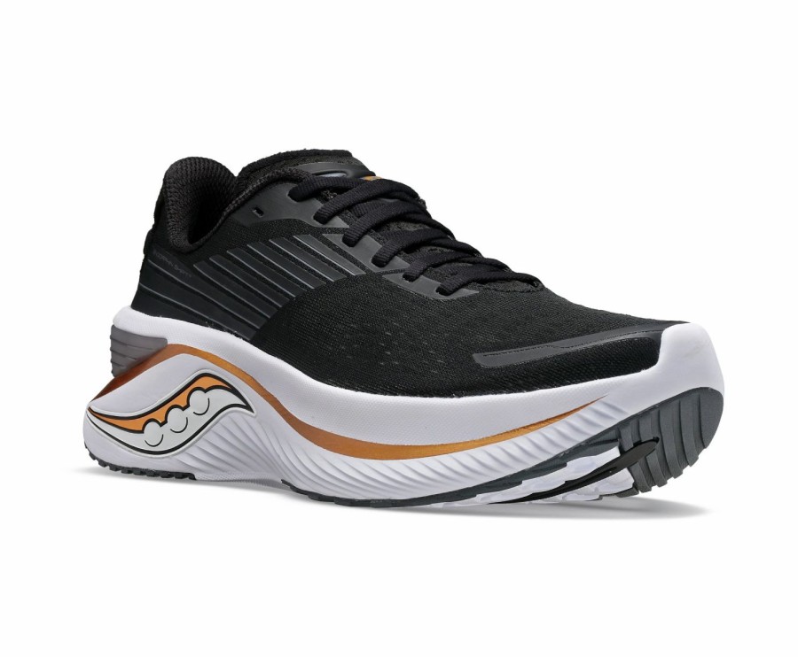 Footwear * | Saucony Women'S Endorphin Shift 3 (10 Black/Goldstruck)