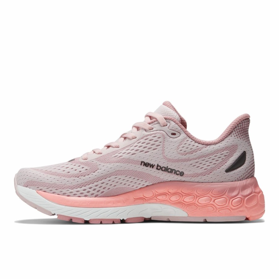 Footwear * | New Balance Women'S Fresh Foam X 880 V13 Wide (C Stone Pink/Hazy Rose/Black Metallic)